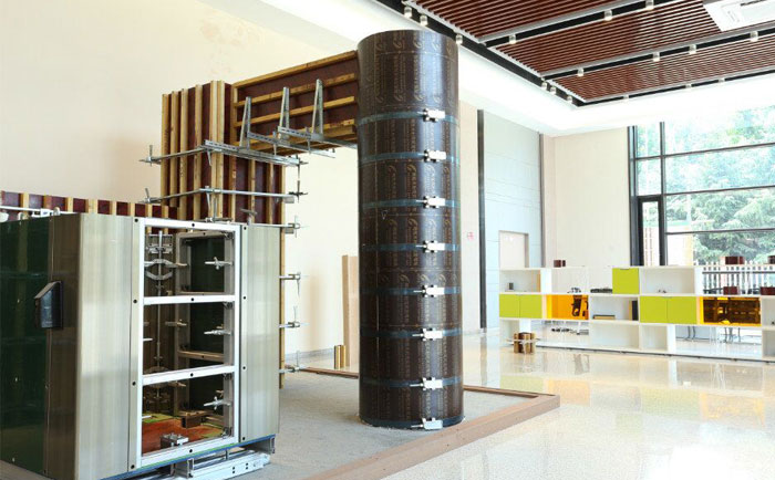圓柱定型木模板廠家展廳